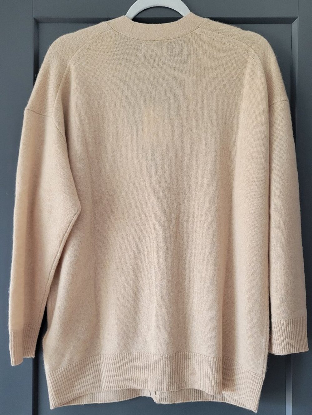 Banana Republic Caro Oversized Lightweight Cashmere Cardigan Color Sandstorm NWT - Picture 9 of 10